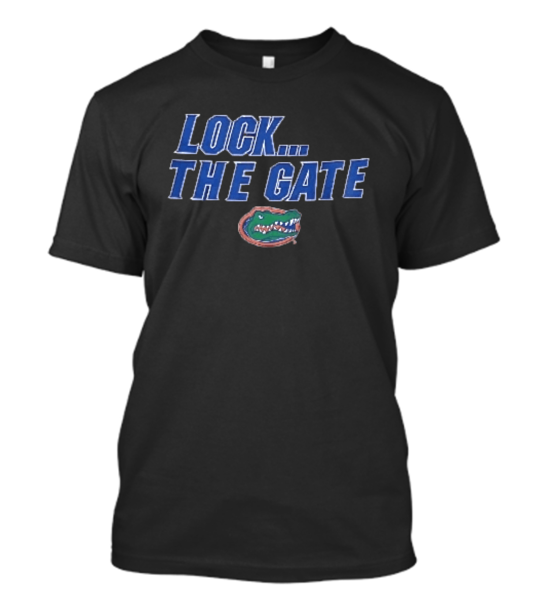 Florida Gators NCAA Lock The Gate Alligator Head T-Shirt