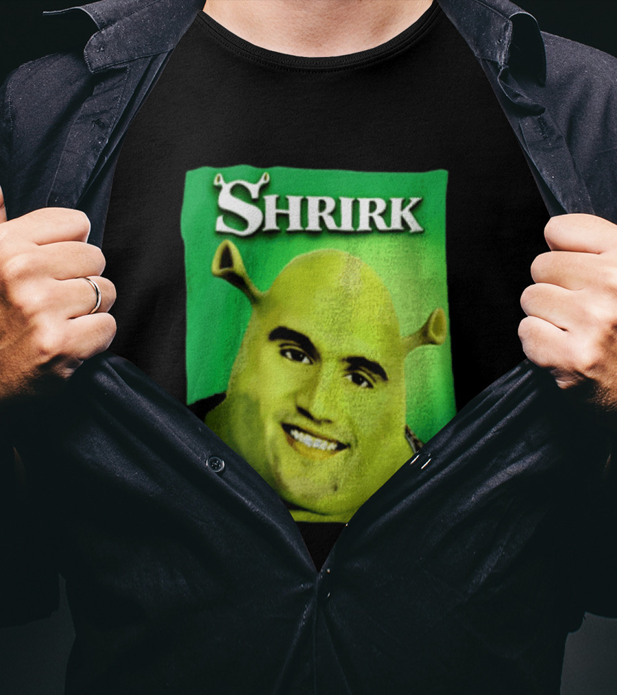 Shrirk Shrek Meme Face Swap Ogre T-Shirt