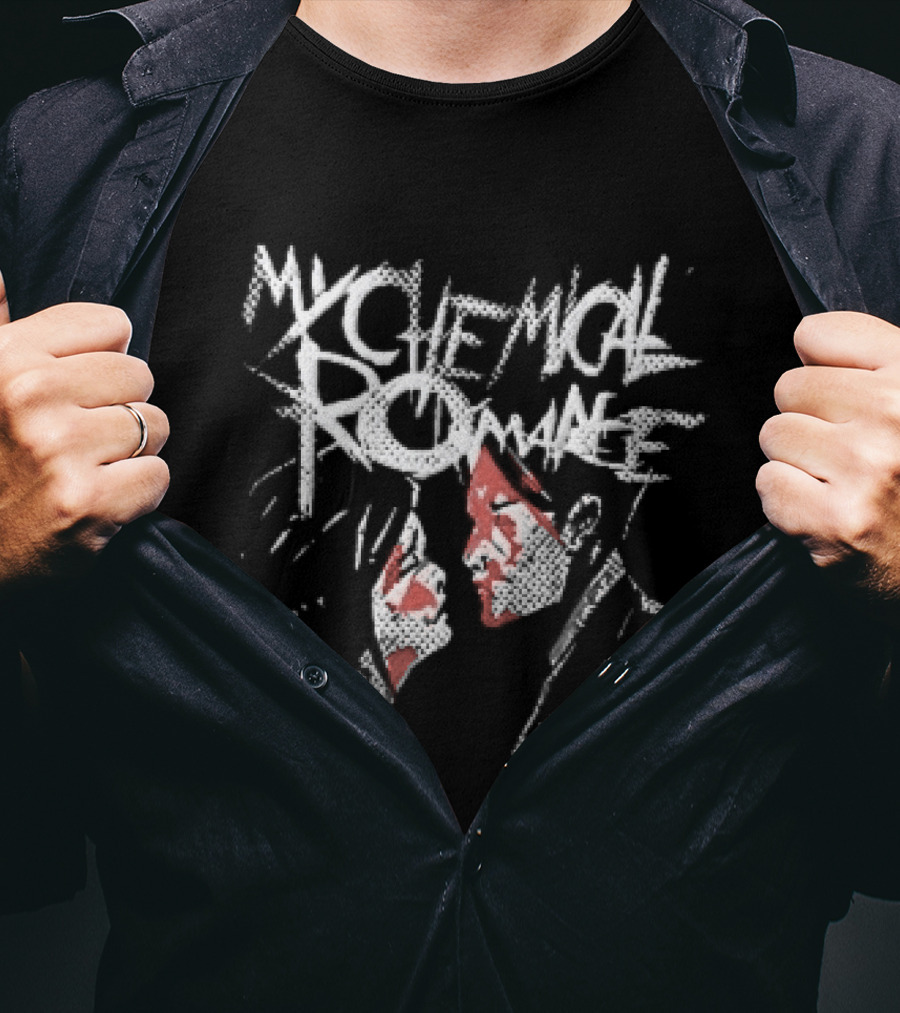 My Chemical Romance Bloody Romance Halftone T-Shirt