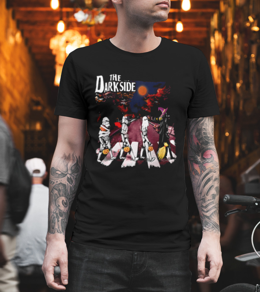 The Dark Side Star Wars Stormtroopers Darth Vader Halloween Pumpkin Parade T-Shirt