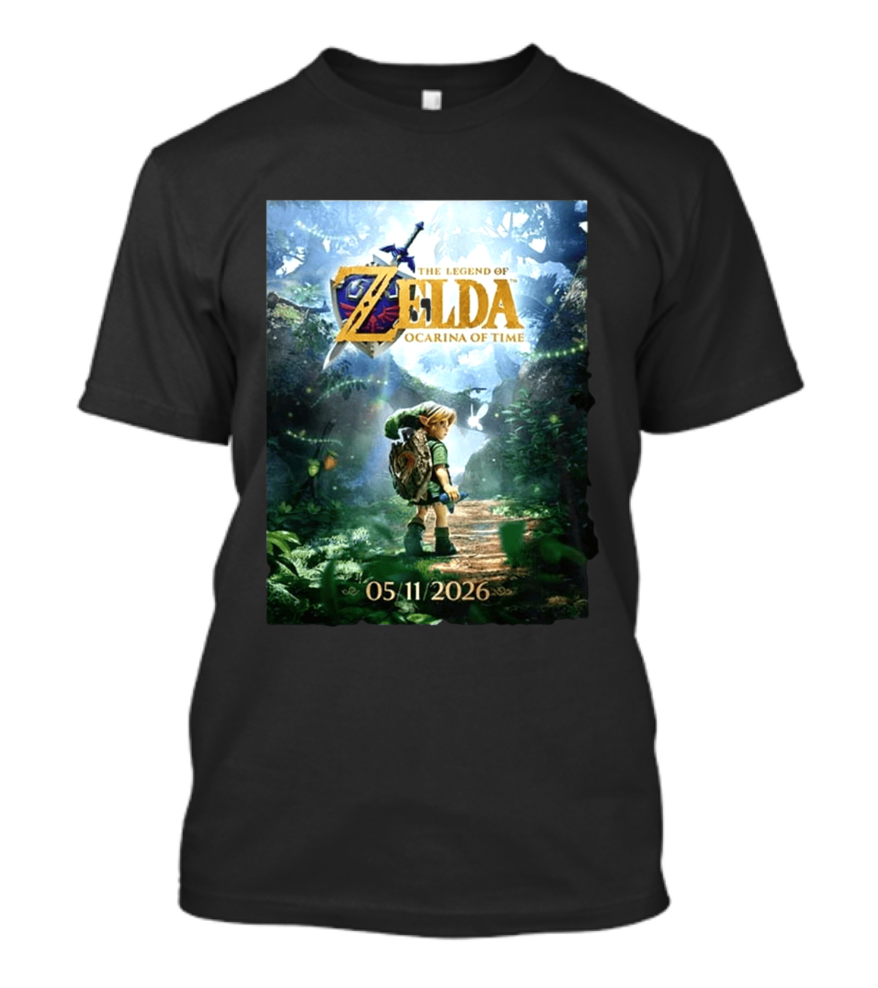 The Legend Of Zelda Ocarina Of Time 05/11/2026 Nitendo Switch 2 Release T-Shirt