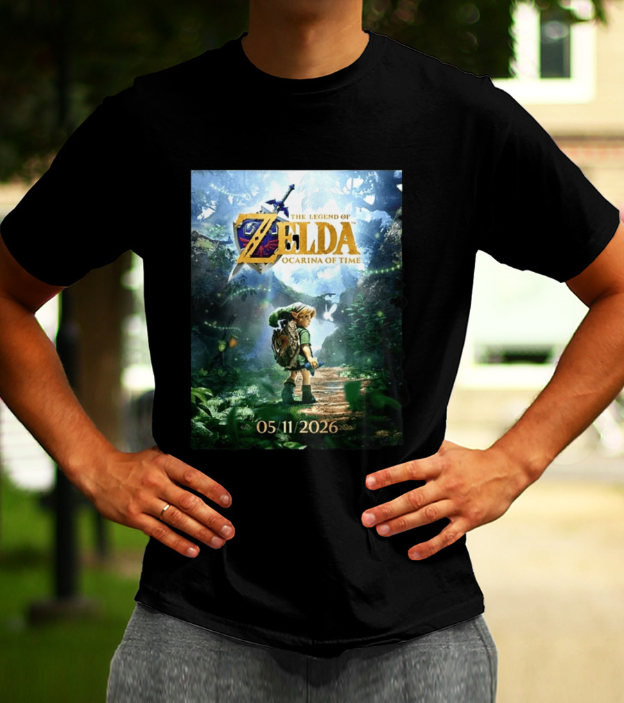 The Legend Of Zelda Ocarina Of Time 05/11/2026 Nitendo Switch 2 Release T-Shirt