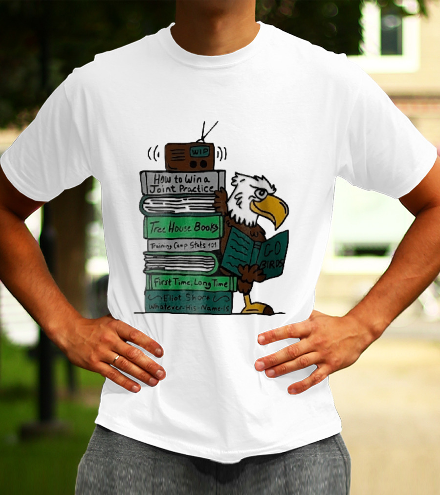 How To Win A Joint Practice Eliot Short Cartoon Eagle Go Birds Tree House Books T-Shirt