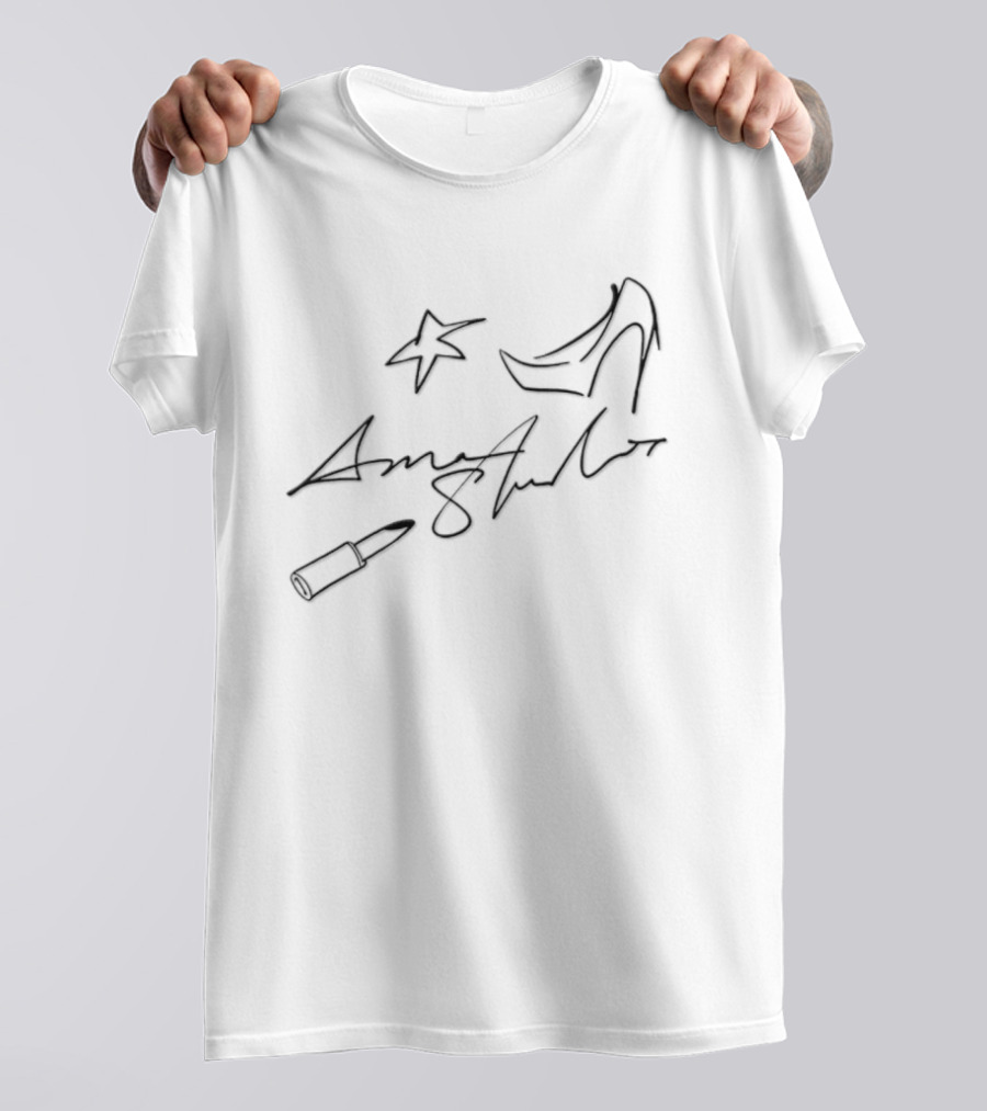Mariah Carey Acne Studios Star Lipstick Shoe Signature T-Shirt
