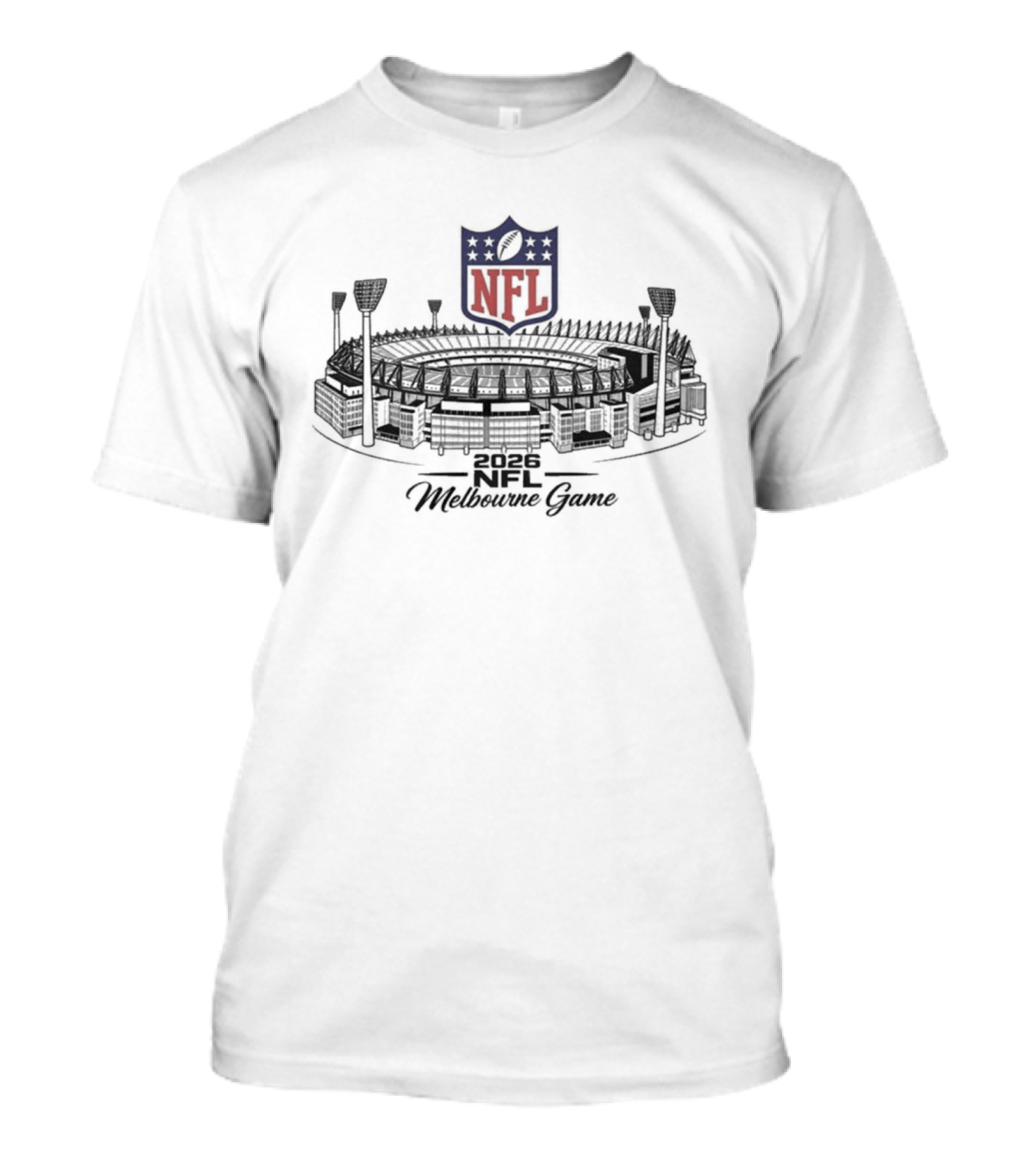 Melbourne Stadium NFL Game 2026 T-Shirt