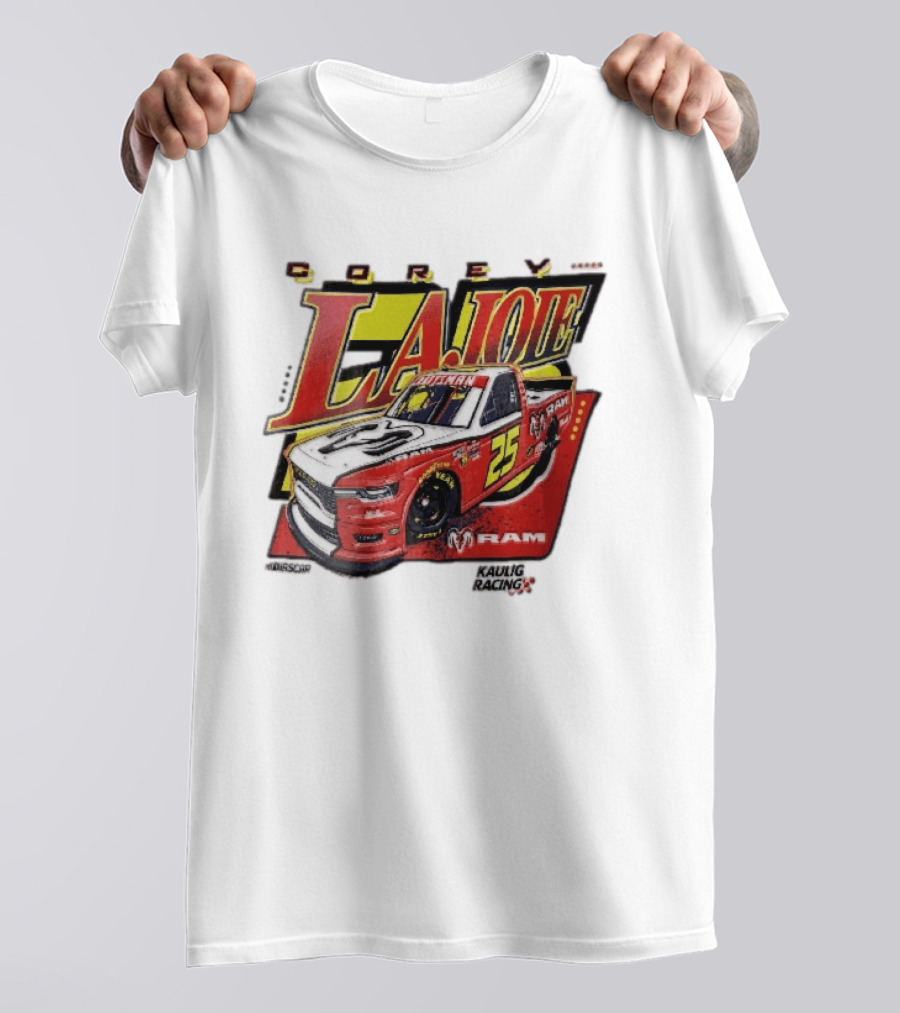 Corey Lajoie Number 25 Ram Truck Kaulig Racing Nascar T-Shirt