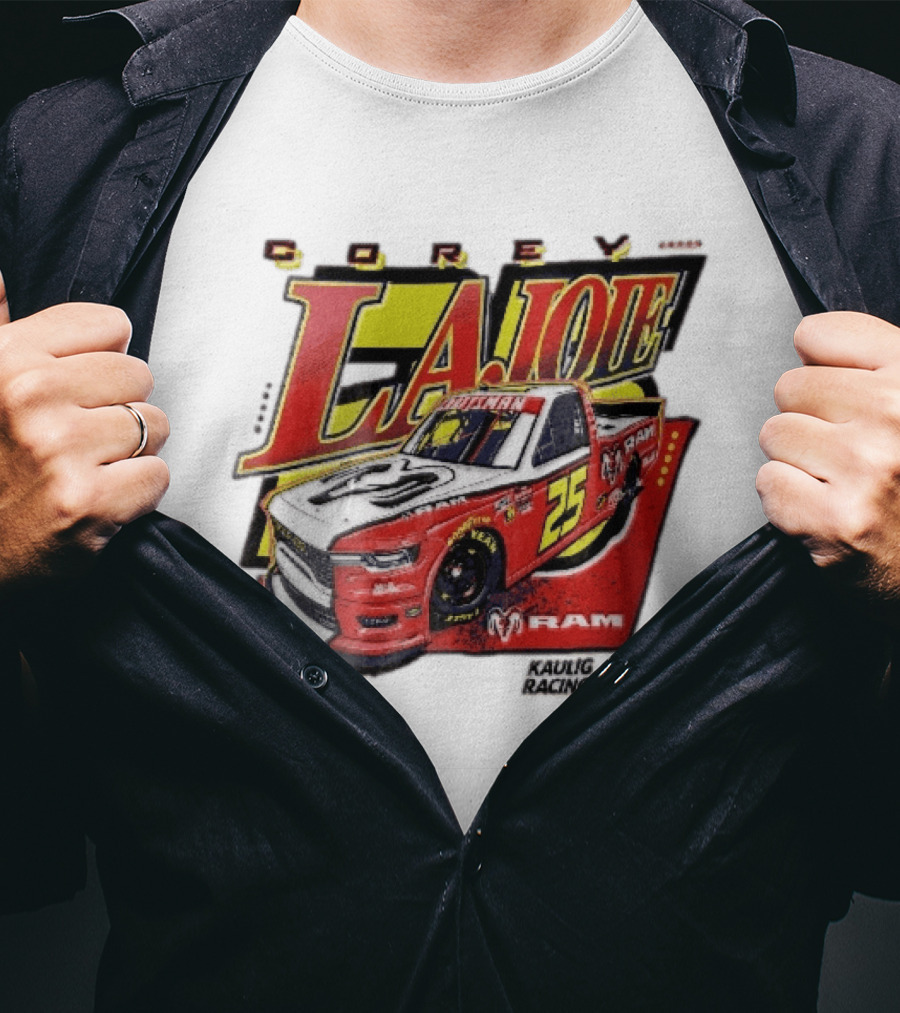 Corey Lajoie Number 25 Ram Truck Kaulig Racing Nascar T-Shirt