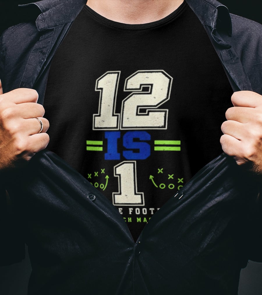 12 Is 1 Seattle Football Coach Mac T-Shirt