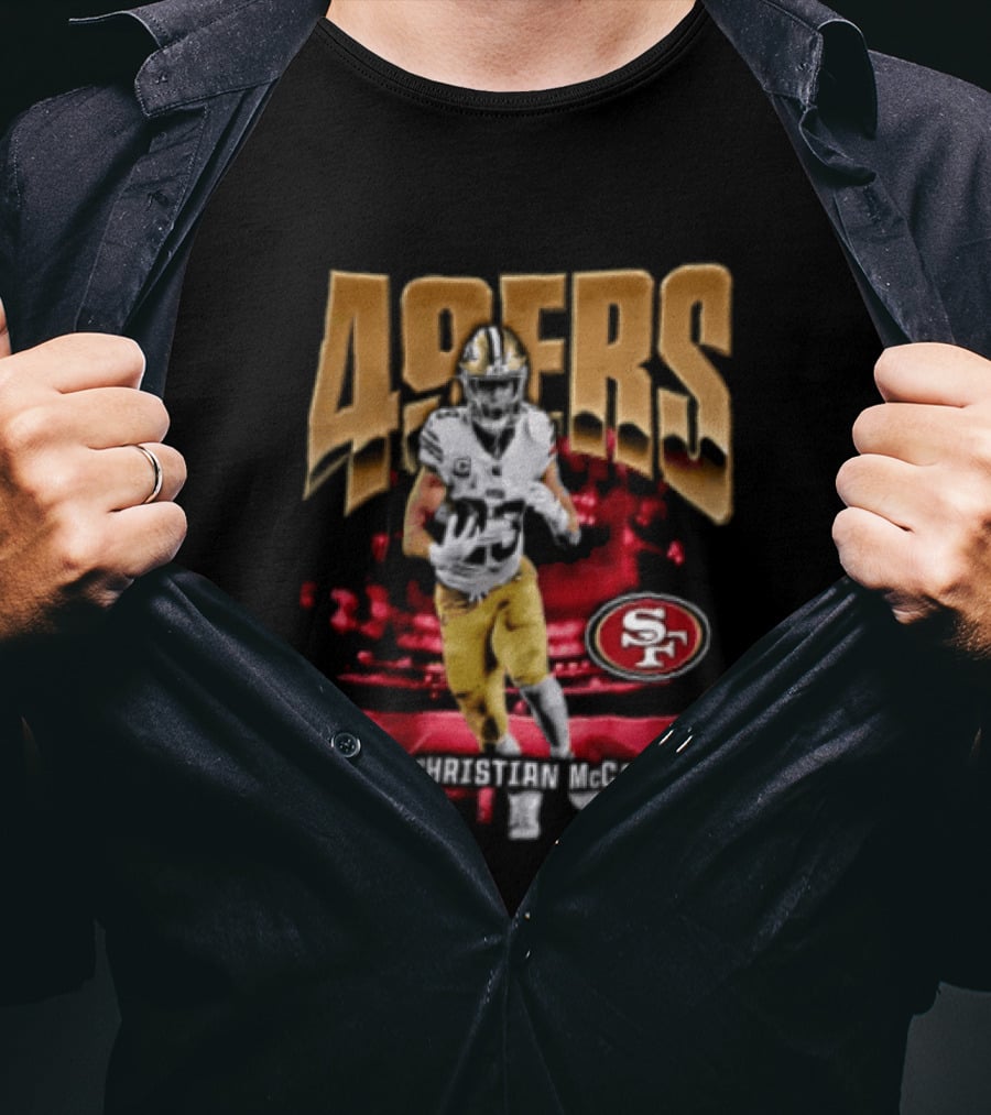 49ers Christian McCaffrey SF Football T-Shirt