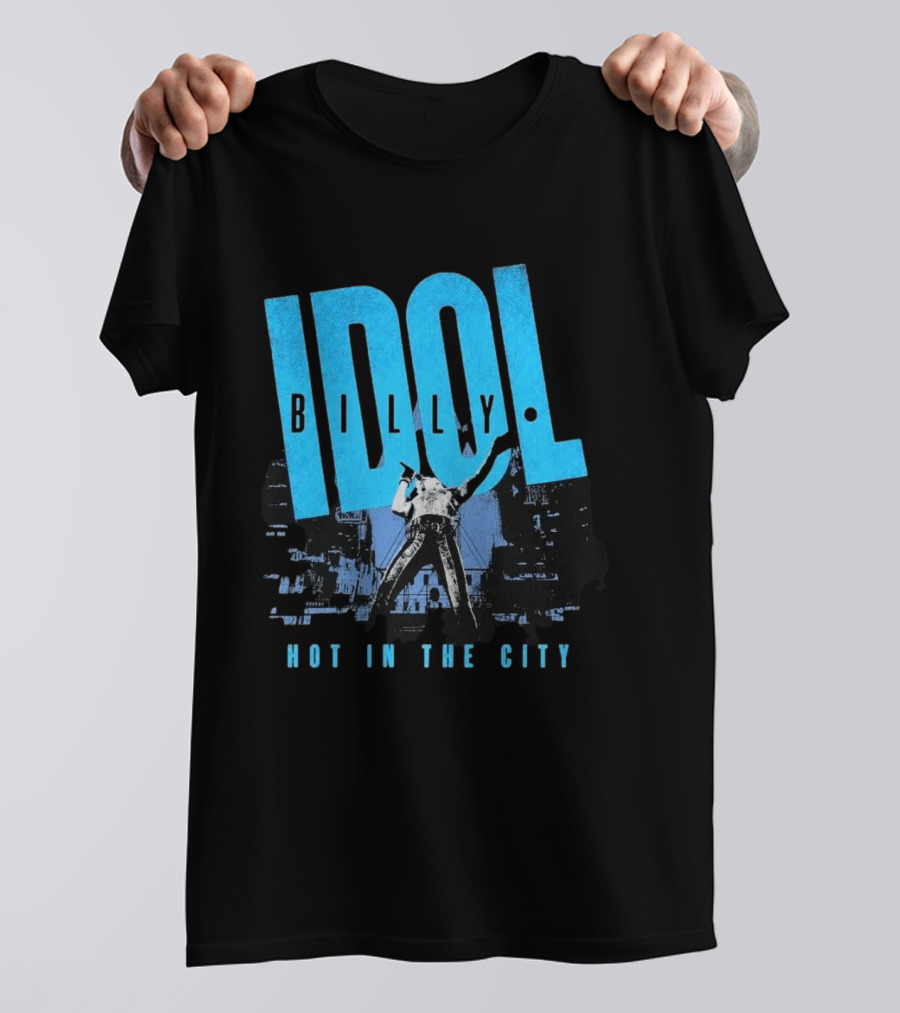 Billy Idol Hot In The City Las Vegas Show 2026 T-Shirt