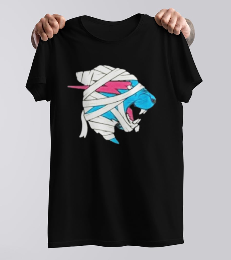 Mrbeast Mummy Panther Wrapped Beast Head T-Shirt