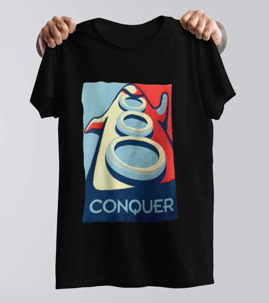 Conquer Penguin Three Rings T-Shirt