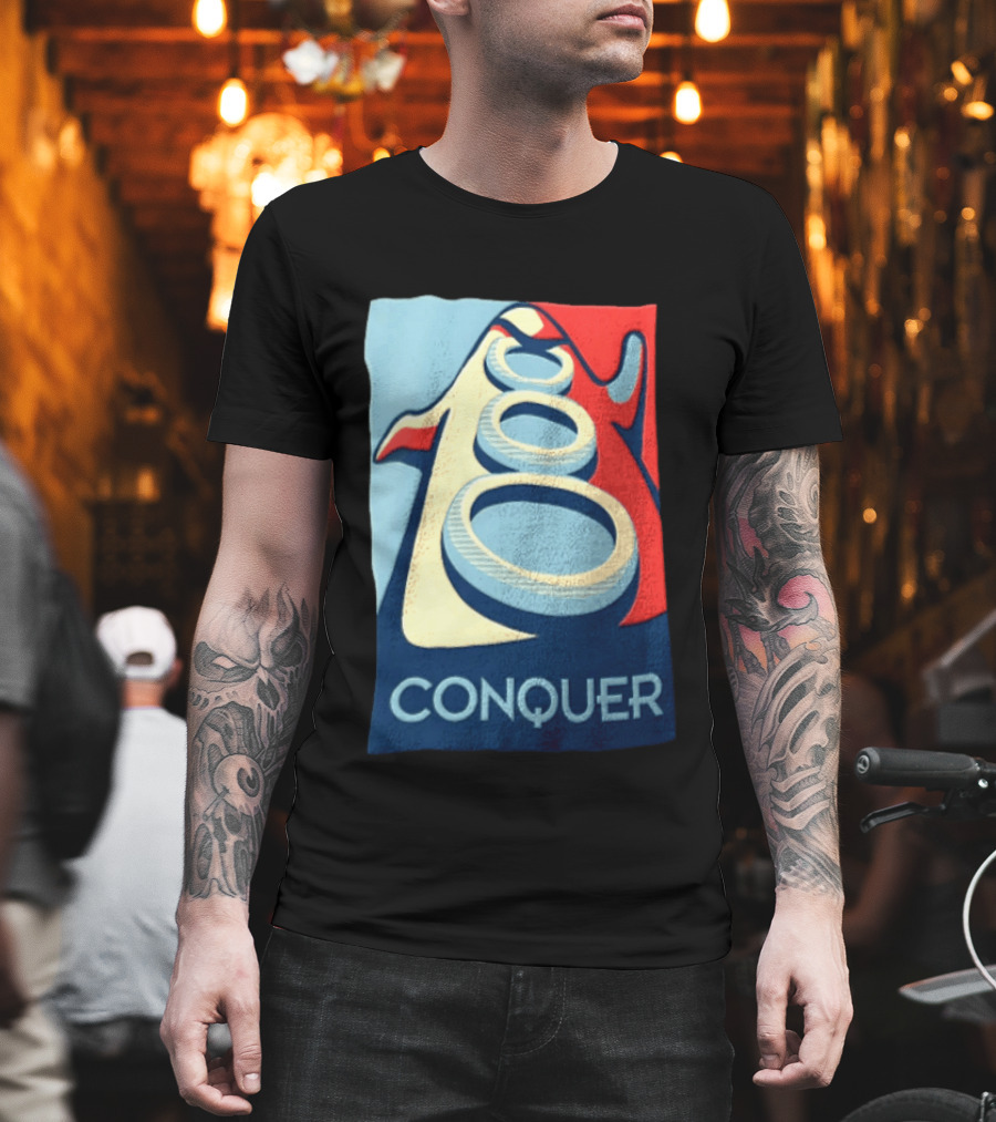 Conquer Penguin Three Rings T-Shirt