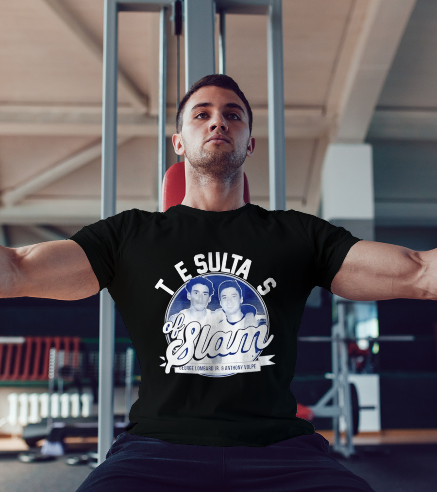New York Yankees The Sultans Of Slam George Lombard Jr. Anthony Volpe T-Shirt