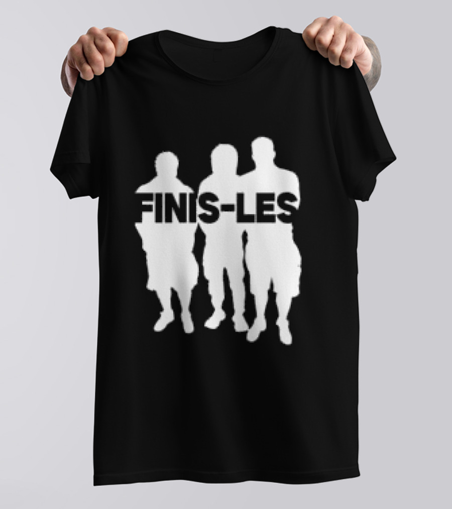 La Feve Store Finis Les Bold Figures White Silhouette Group T-Shirt