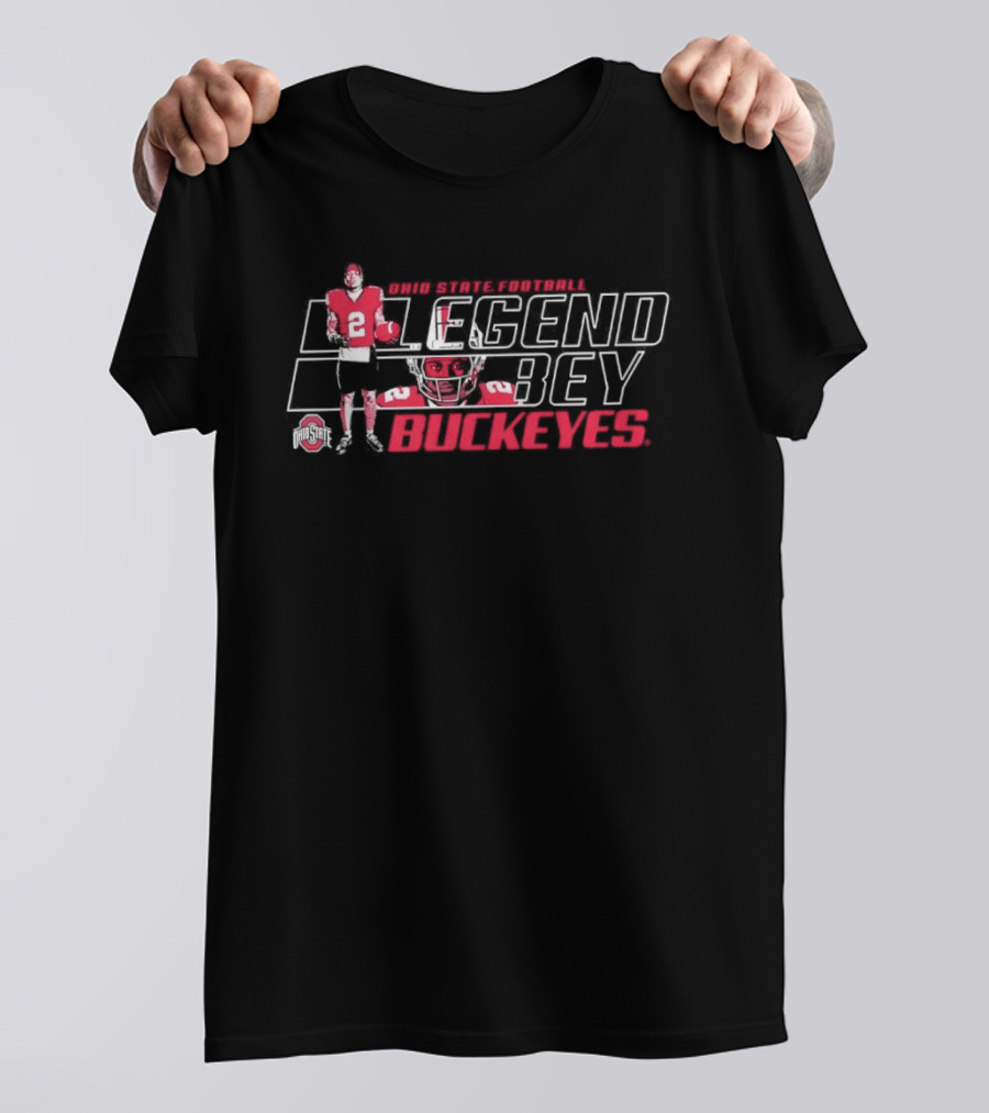 Ohio State Buckeyes Legend Bey No 2 Football Cowboys 2021 T-Shirt