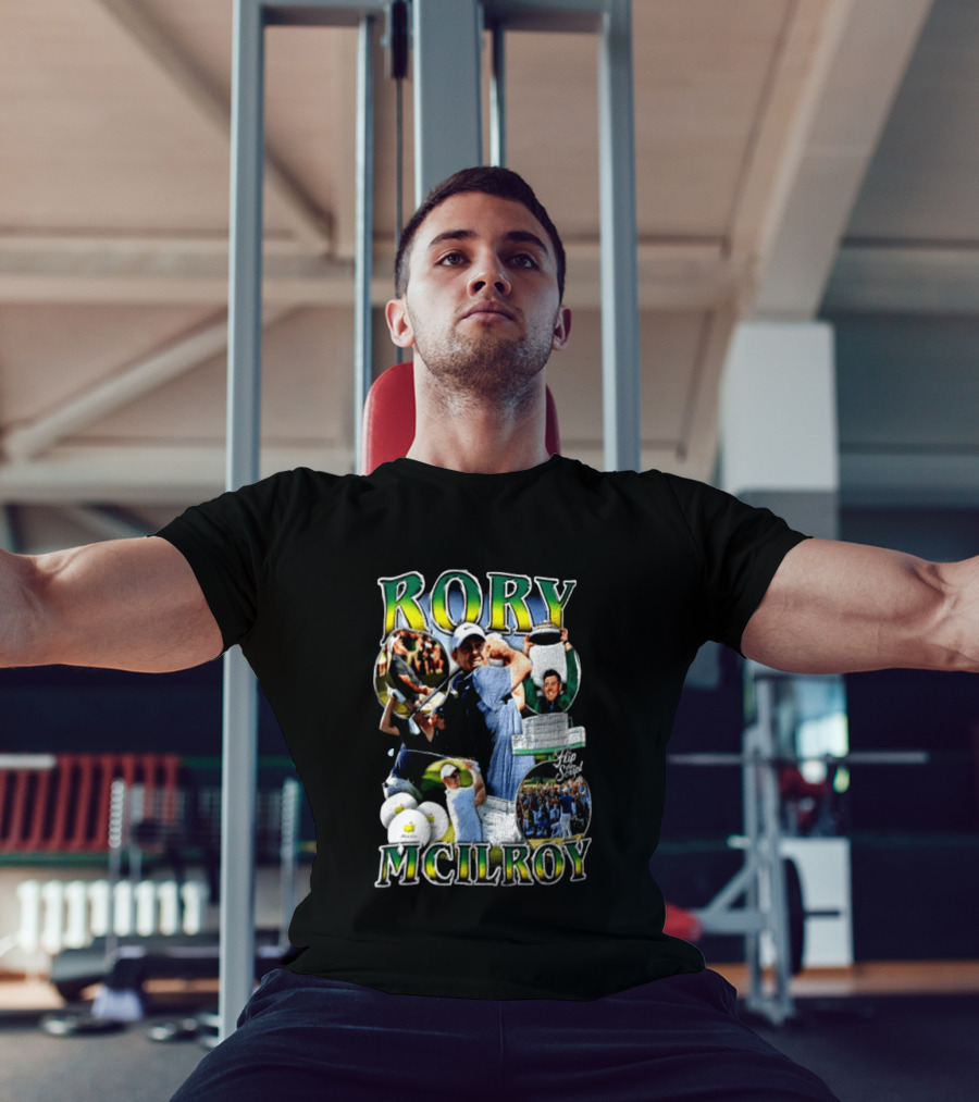 Rory McIlroy Flip The Script Golf Masters Tournament Highlights And Victories T-Shirt