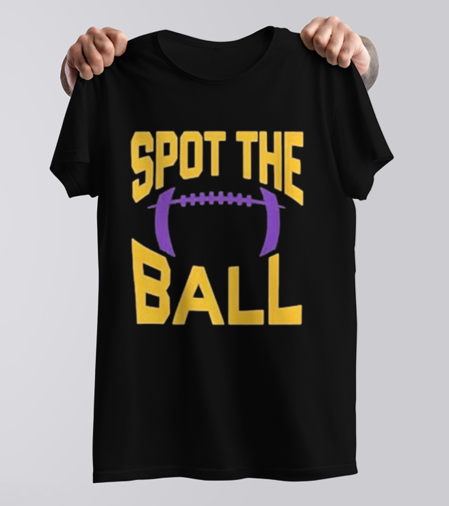 Spot The Ball Football Enthusiast Game Challenge T-Shirt