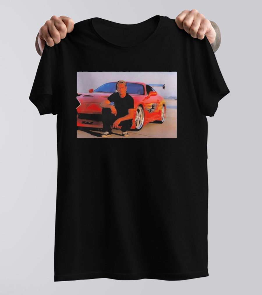 Dad Birthday Paul Walker Nissan Skyline R34 Father's Day Racing Fan T-Shirt