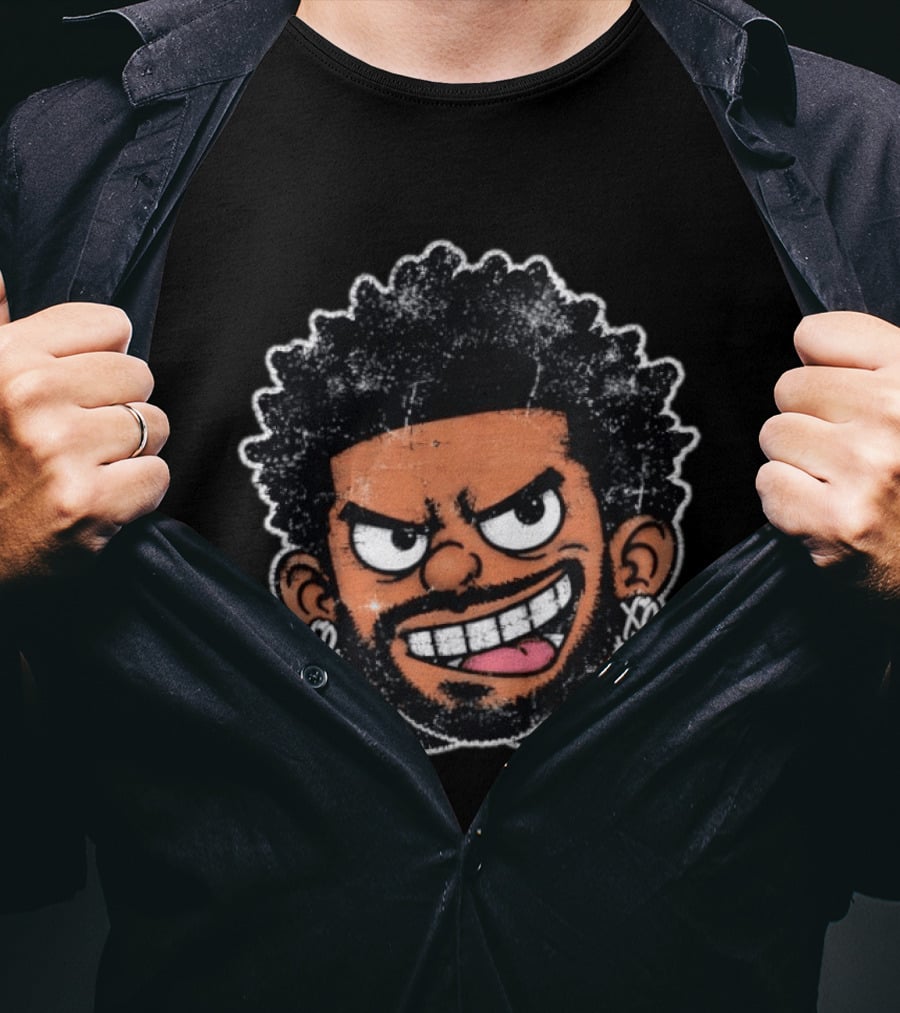 The Weeknd XO Earrings Cartoon T-Shirt