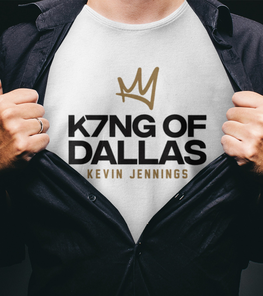 K7NG Of Dallas Kevin Jennings Crown T-Shirt