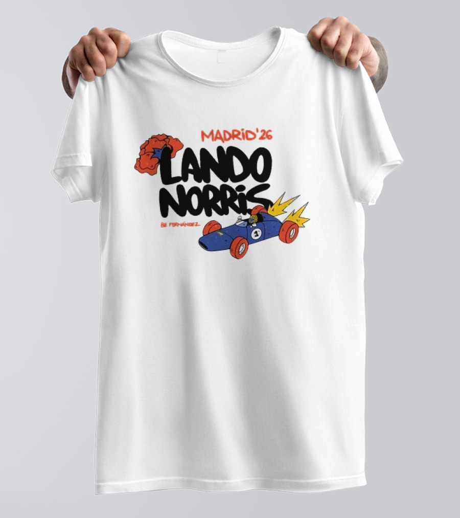 Maddio's Lando Norris Racing Car T-Shirt