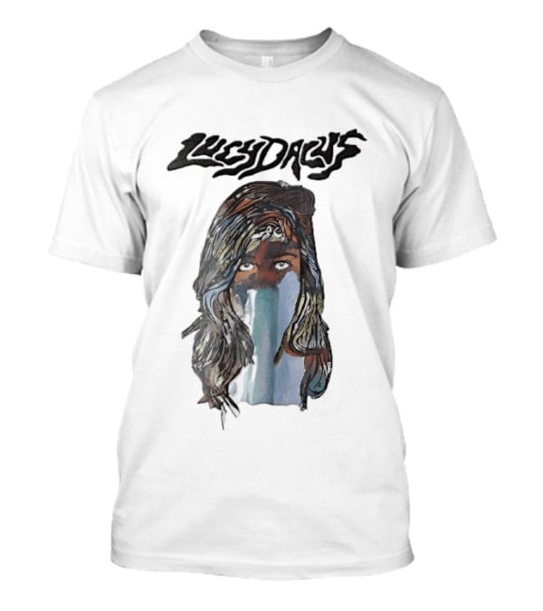 Lucy Dacus Watercolor Woman Face T-Shirt