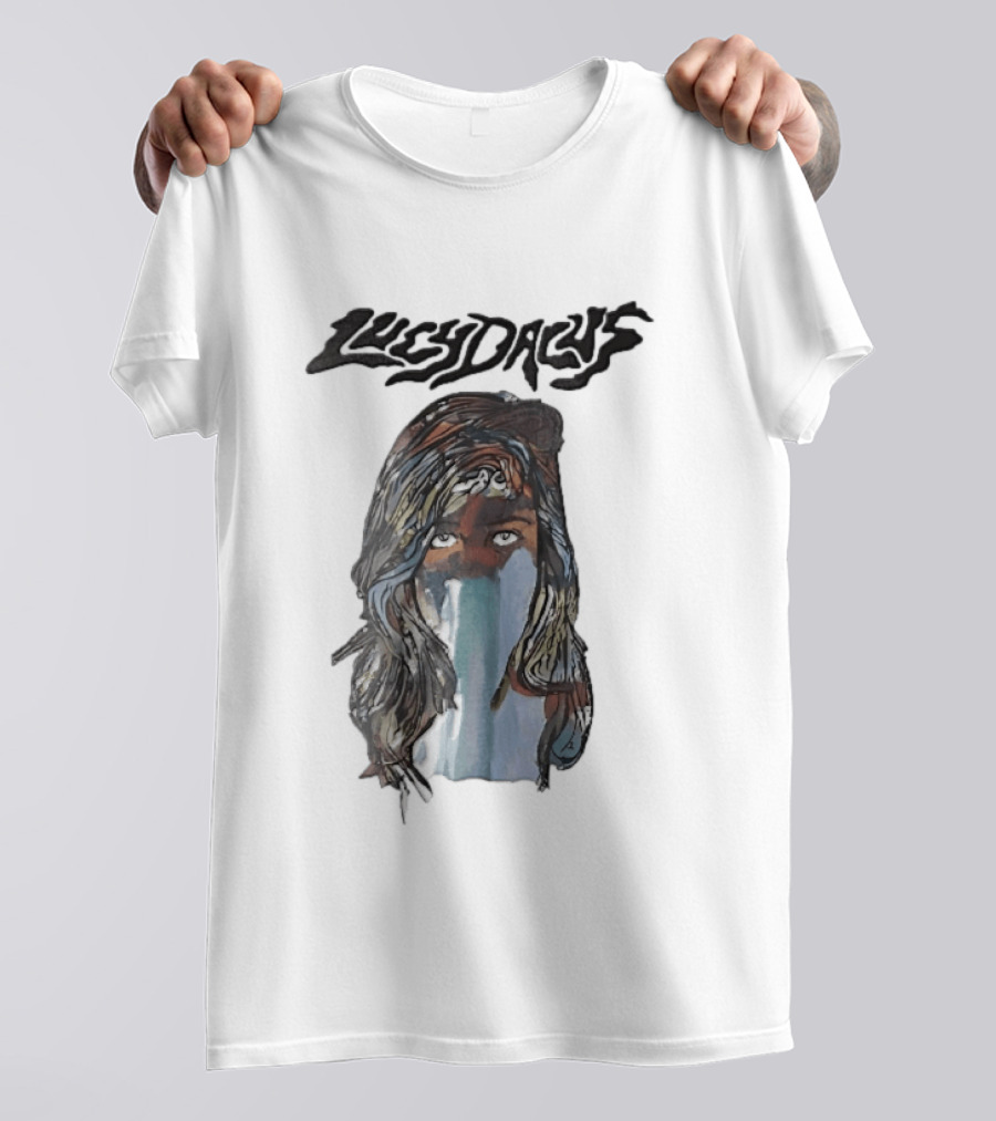 Lucy Dacus Watercolor Woman Face T-Shirt