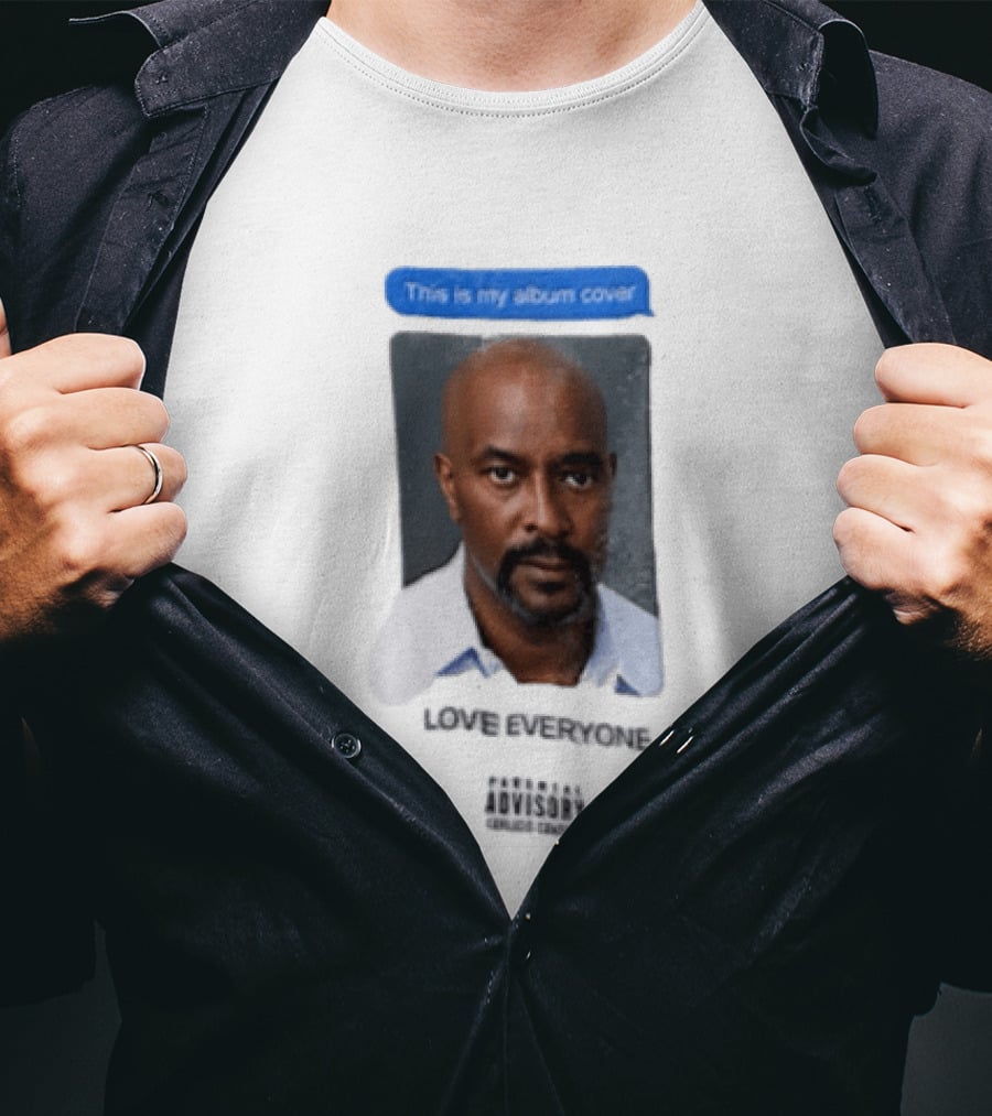 This Is My Album Cover Love Everyone Parental Advisory Explicit Content T-Shirt