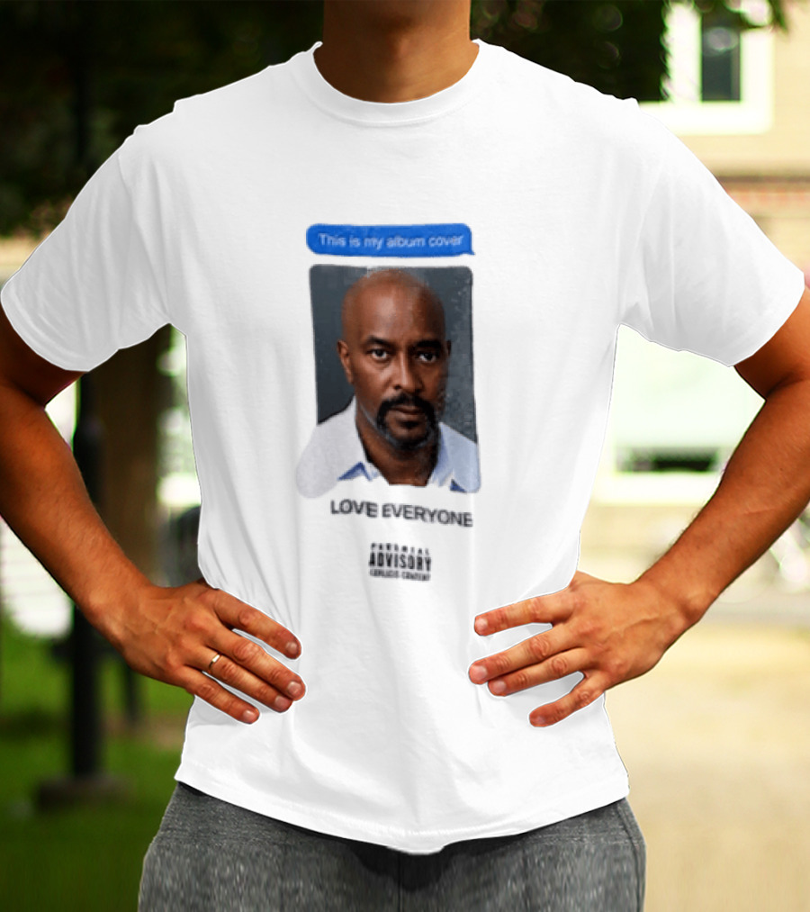 This Is My Album Cover Love Everyone Parental Advisory Explicit Content T-Shirt