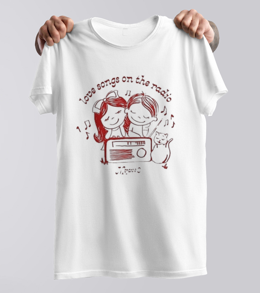 Unified Goods Mojave 3 Love Songs On The Radio Red T-Shirt