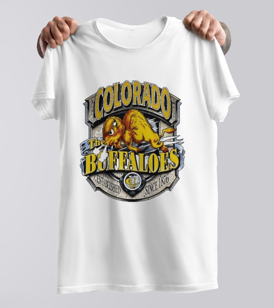 Colorado Buffaloes CU The Buffaloes Established Since 1876 T-Shirt