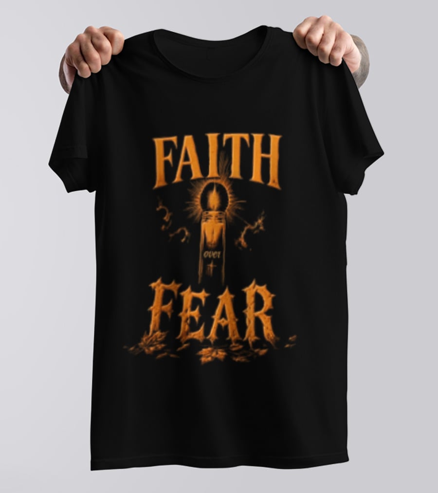 Faith Over Fear Spooky Halloween T-Shirt