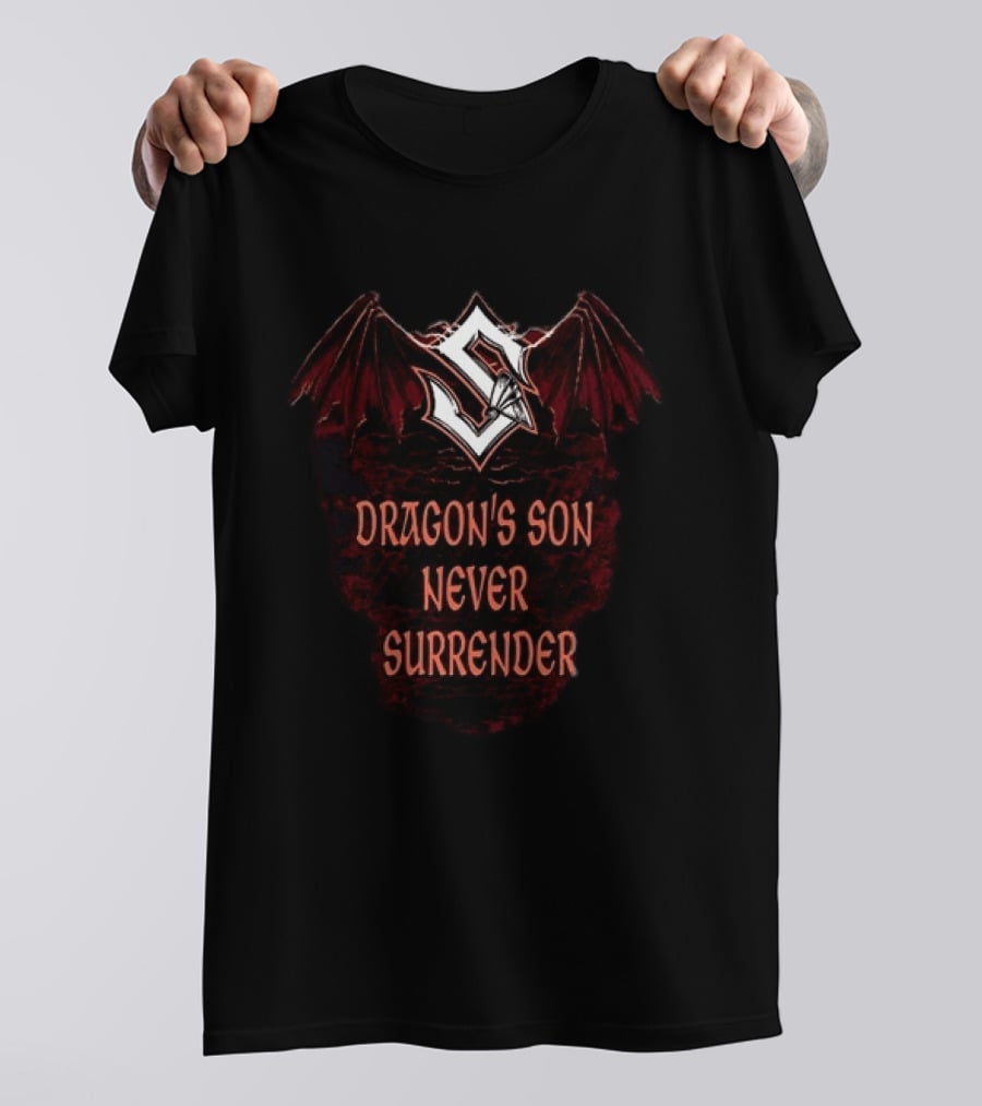 Dragon's Son Never Surrender Sabaton Rockstadt 2026 T-Shirt