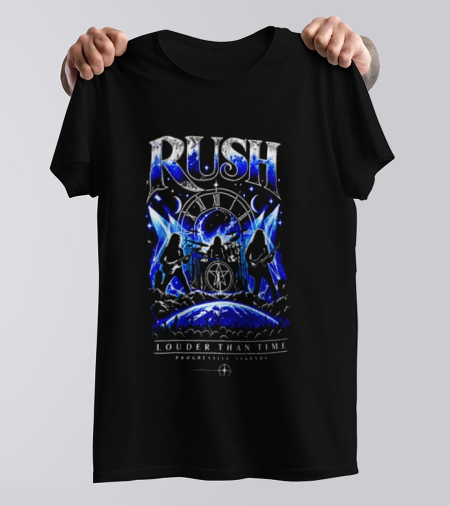Rush Louder Than Time Closer To The Stars Progressive Legends T-Shirt