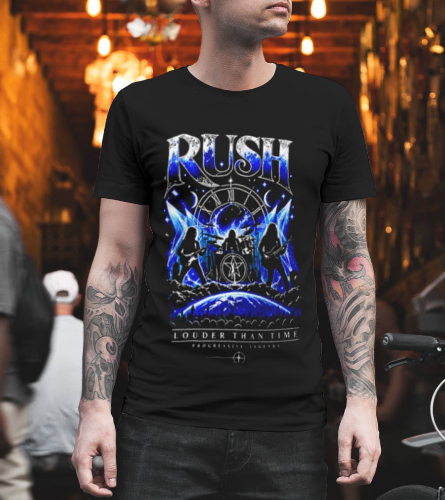 Rush Louder Than Time Closer To The Stars Progressive Legends T-Shirt