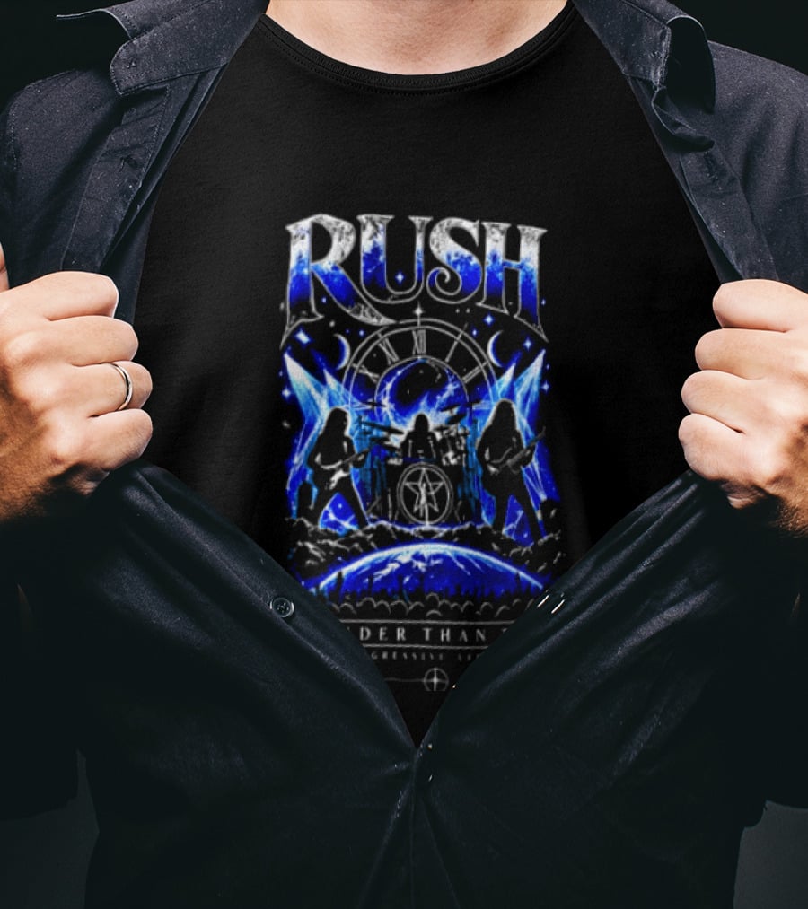 Rush Louder Than Time Closer To The Stars Progressive Legends T-Shirt
