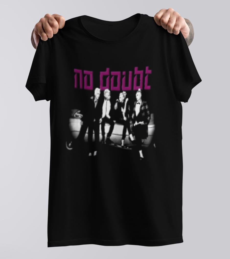No Doubt Band Vintage Photo Pink T-Shirt