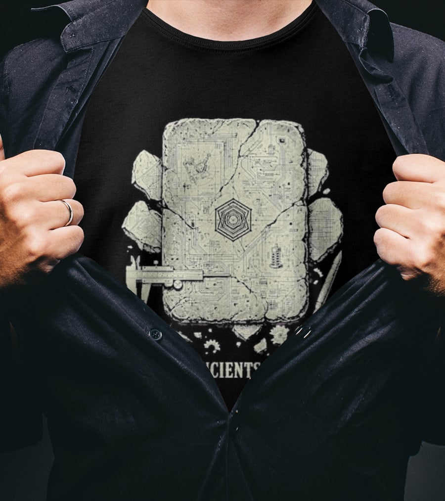 The Ancients Knew Ancient Technology Archaeology Symbols And Tools T-Shirt