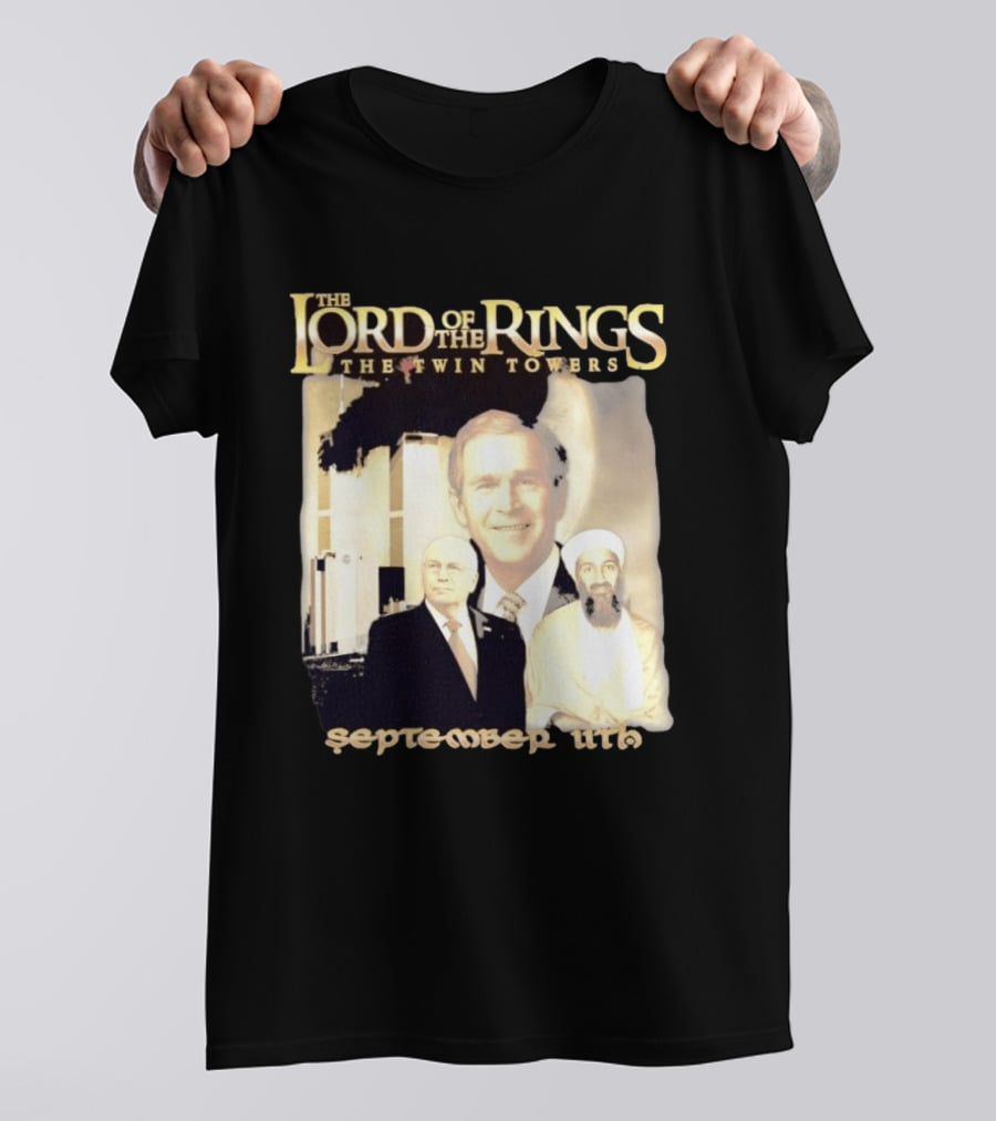 The Lord Of The Rings The Twin Towers September 11th T-Shirt