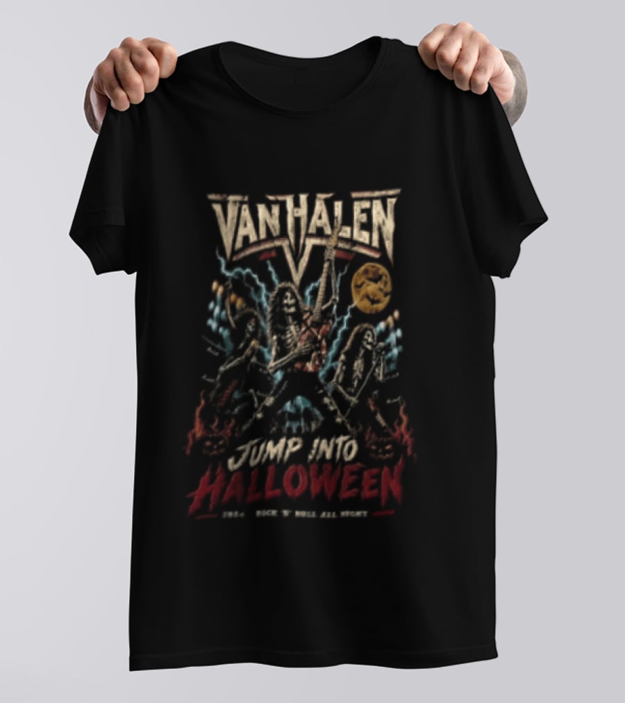 Van Halen Jump Into Halloween 1984 Rock N Roll All Night T-Shirt
