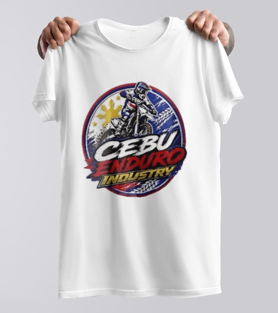 Cebu Enduro Industry Motocross Rider Dirt Bike Philippine Sun Adventure T-Shirt