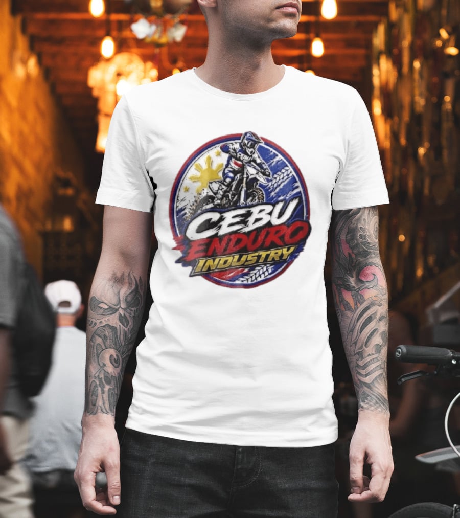 Cebu Enduro Industry Motocross Rider Dirt Bike Philippine Sun Adventure T-Shirt