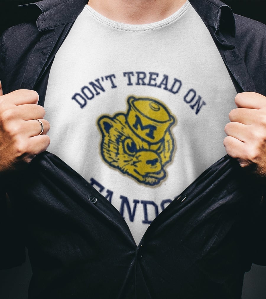 Don't Tread On Fandom Michigan Wolverines M Bear T-Shirt