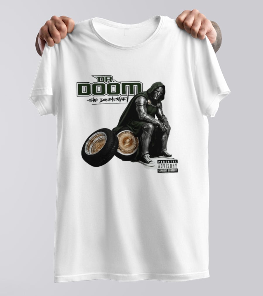 Dr Doom The Documentary Marvel Hip Hop Parental Advisory T-Shirt