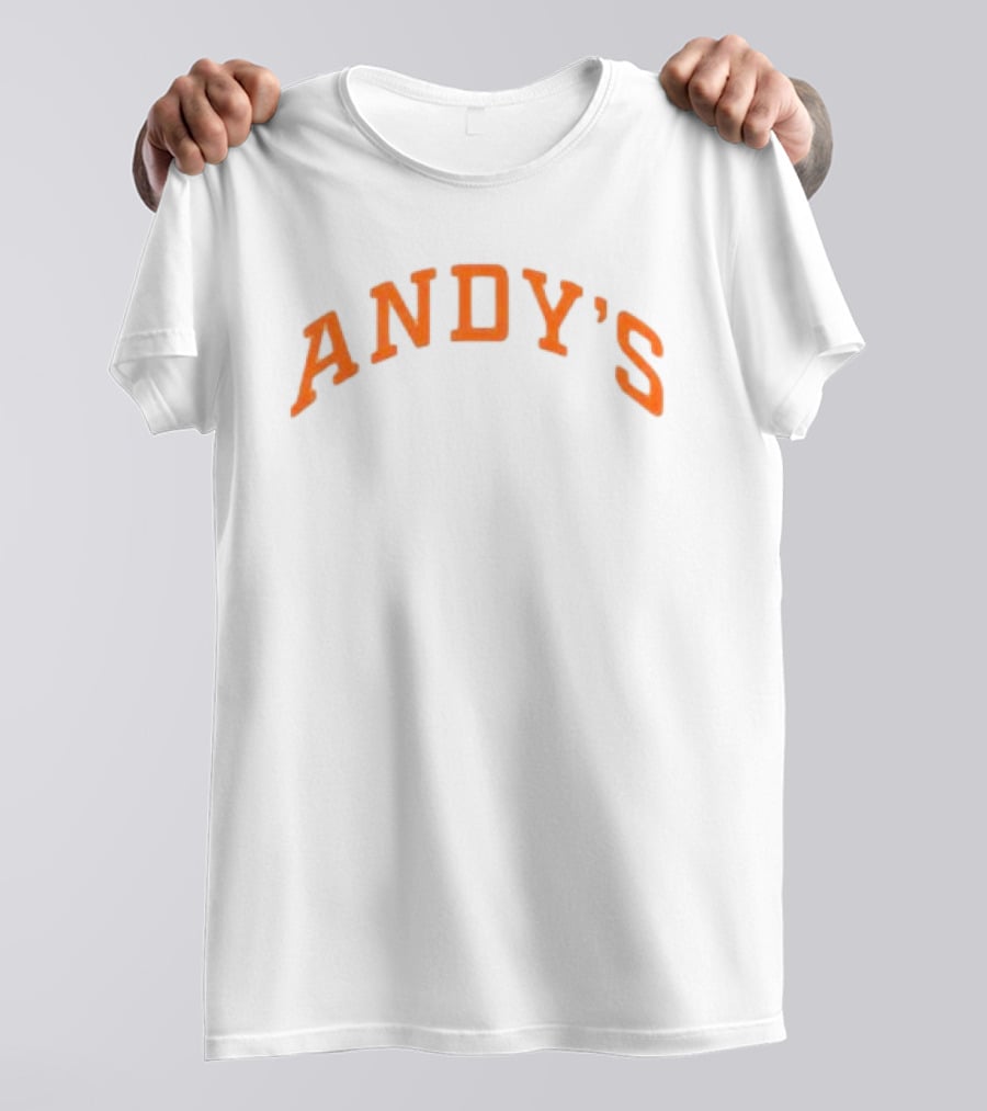 Andy's Frozen Custard Pumpkin Mockneck Eatandys Store T-Shirt