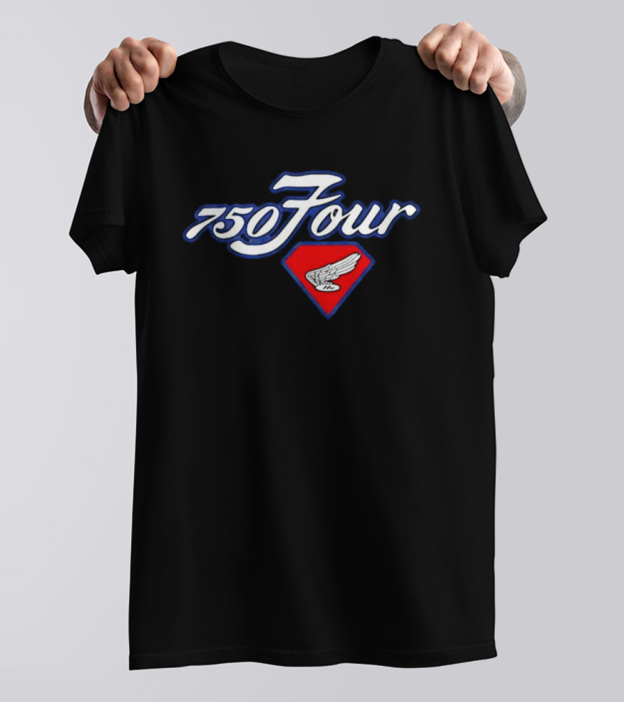 750 Four Honda Classic Red T-Shirt