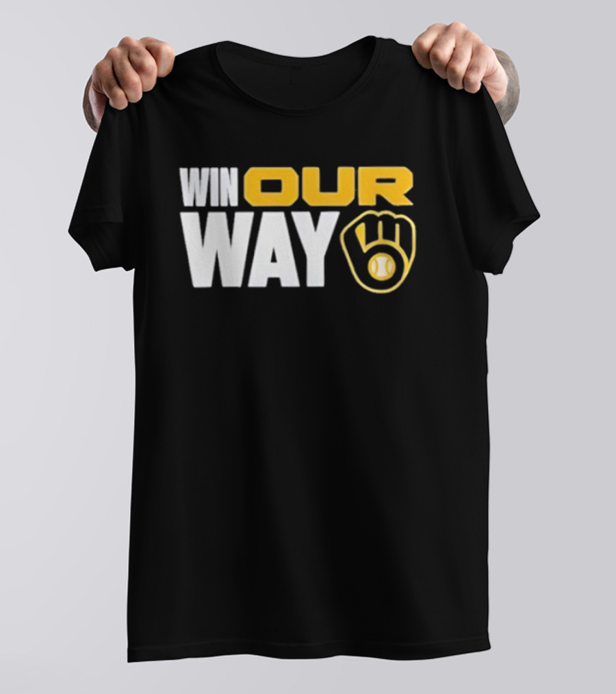 Milwaukee Brewers 2026 Postseason Win Our Way Clinched T-Shirt