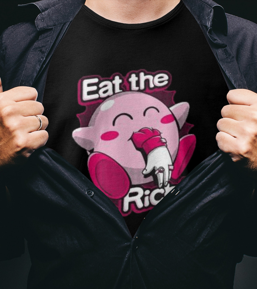 Punkwithacamera Store Eat The Rich Clay Graham Kirby Eating Hand T-Shirt