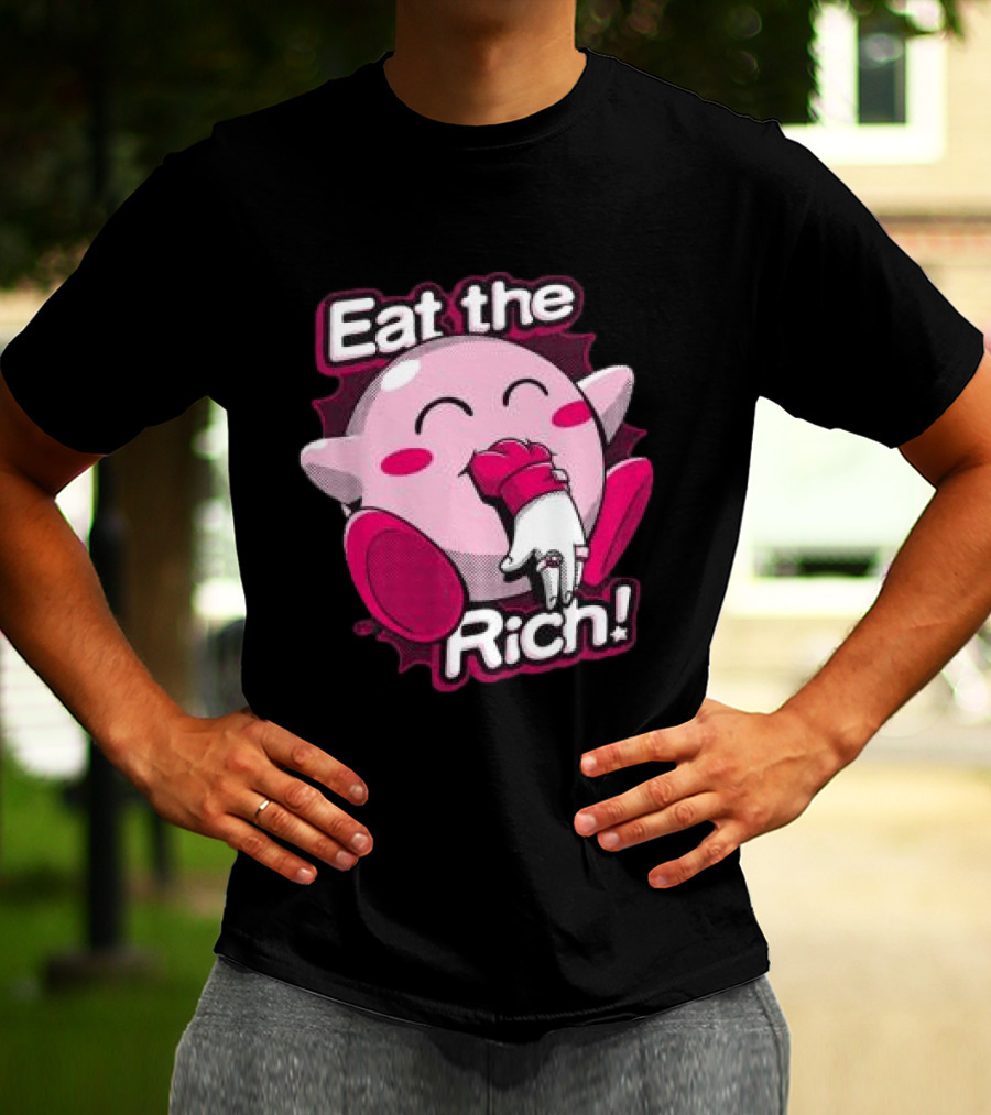 Punkwithacamera Store Eat The Rich Clay Graham Kirby Eating Hand T-Shirt